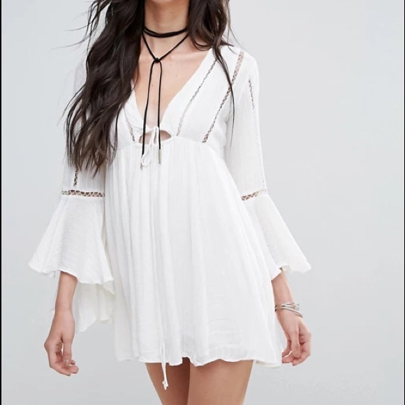 Free People Dresses & Skirts - Free People White Romeo Mini Dress